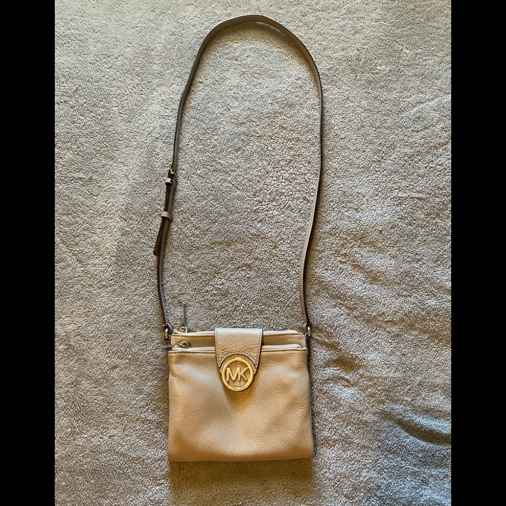 Michael Kors Small Gray Crossbody Purse